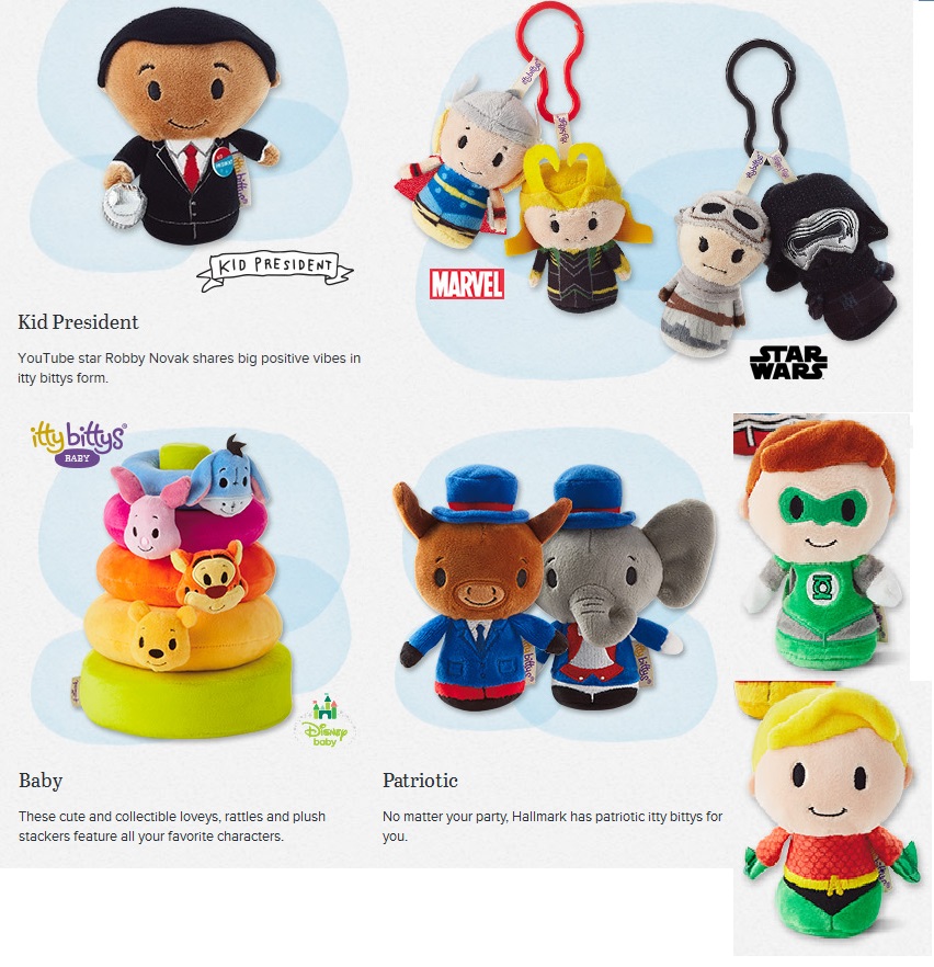 Itty Bittys Corner Updated Hallmark page