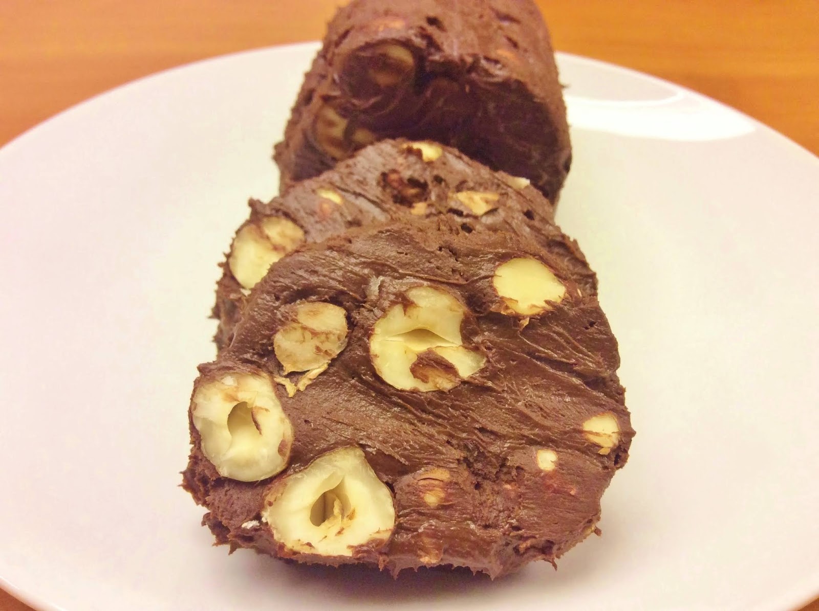 Salame de Chocolate (Saudável, Sem Glúten/Lactose, Sem Açúcar/Gordura