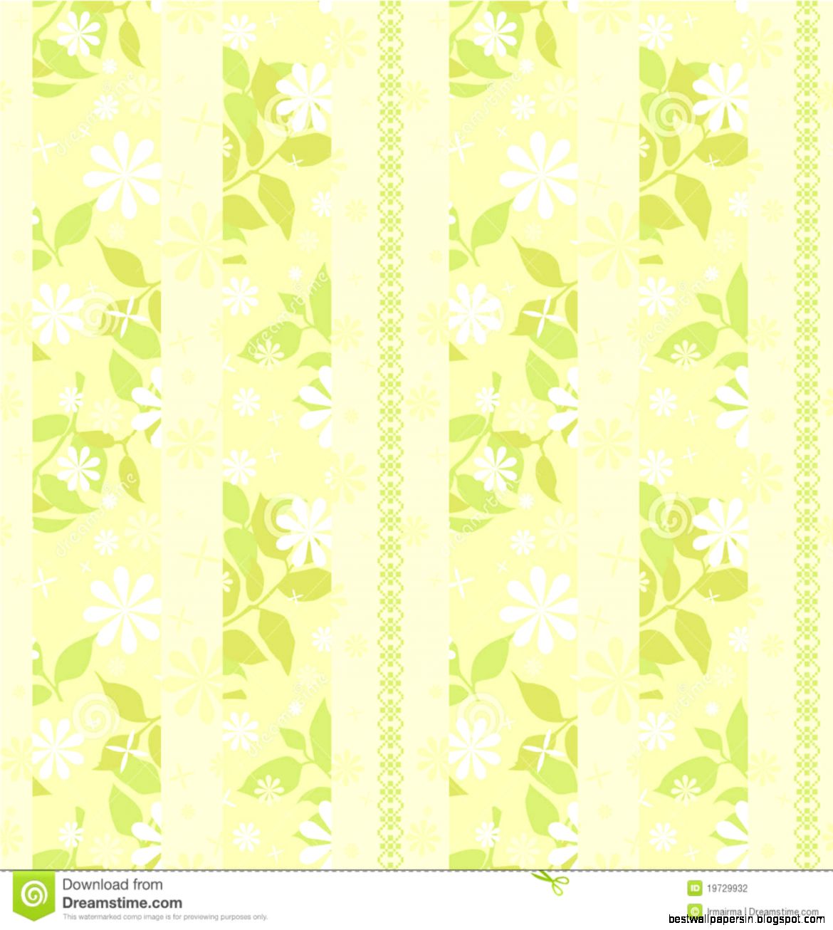 Light Green Fl Background