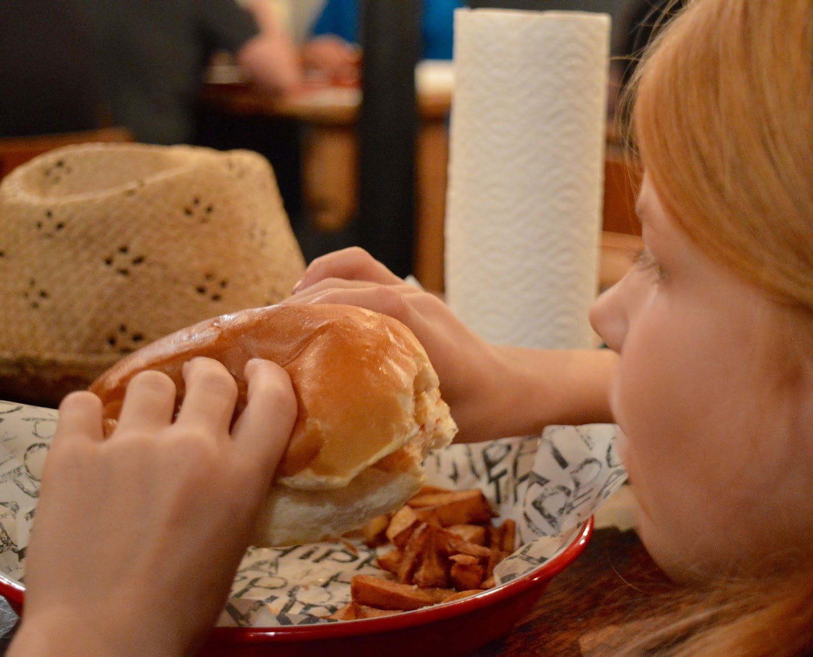 The Fat Hippo Underground with Kids | Simply the Best Burgers in Newcastle -children's bacon cheese burger meal