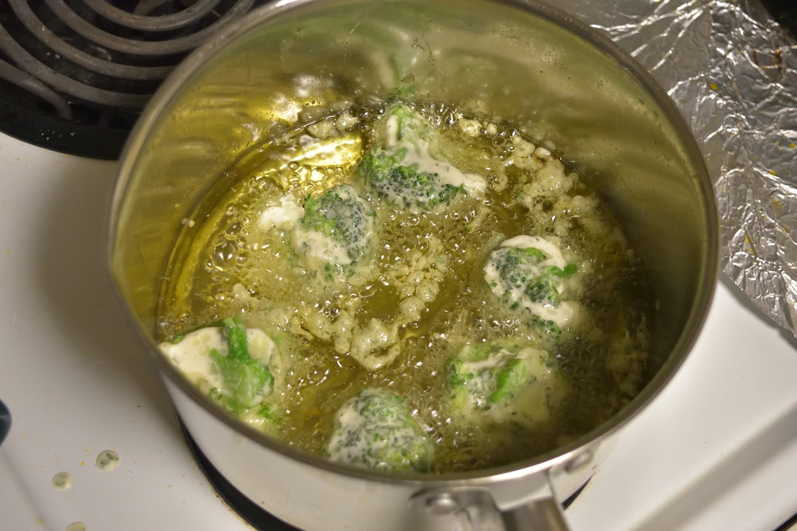 Koreaninspired deepfried broccoli sandwich