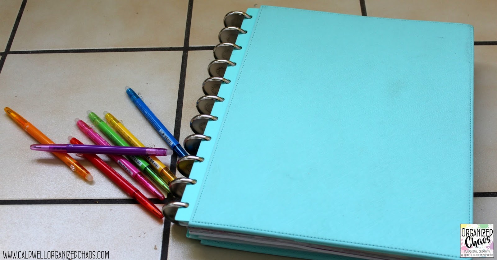 Planner Setup printing, binding, and organizing Organized Chaos