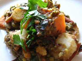 Mussoorie Mung Beans and Winter Vegetables