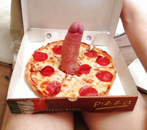 Dick In Pizza 37