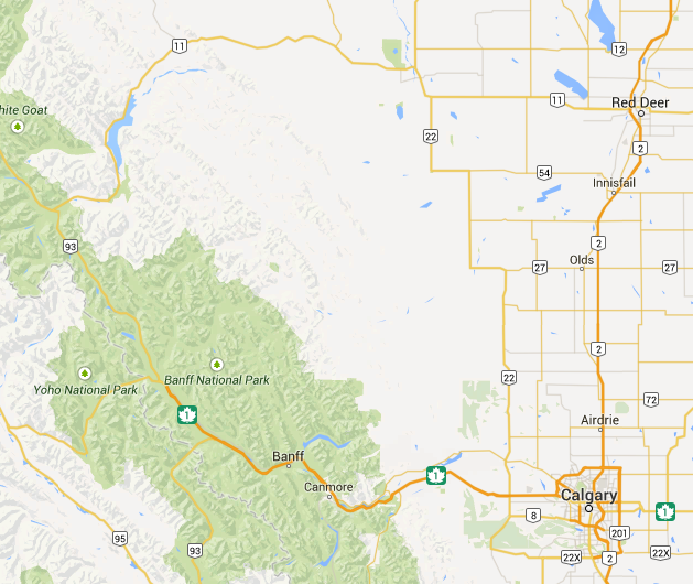 The view from here Abraham Lake, Alberta