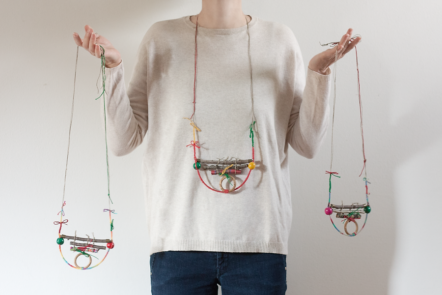 rRradionica "Twig & Twine (M)" collection . Handmade necklaces