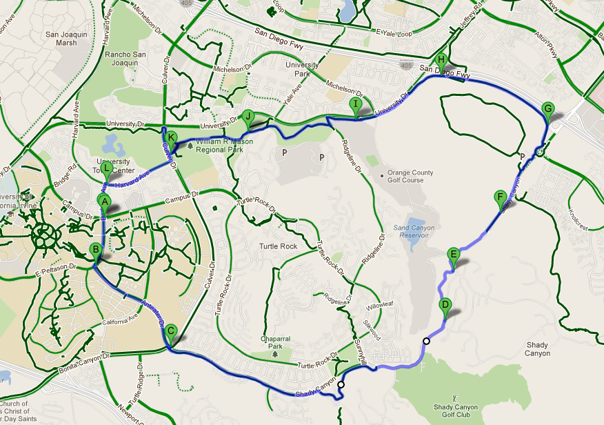 irvine regional park bike trails