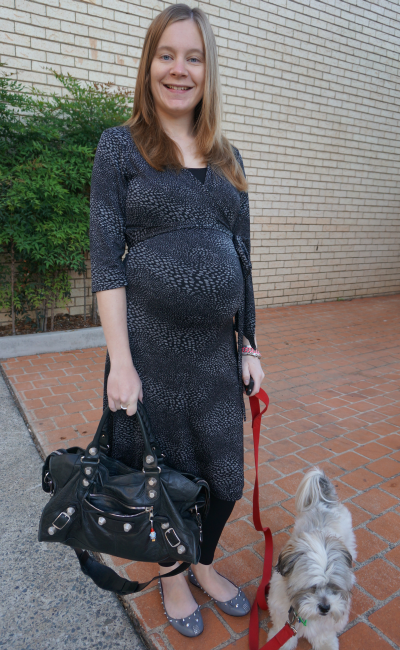 third trimester office wear soon maternity workwear printed wrap dress
