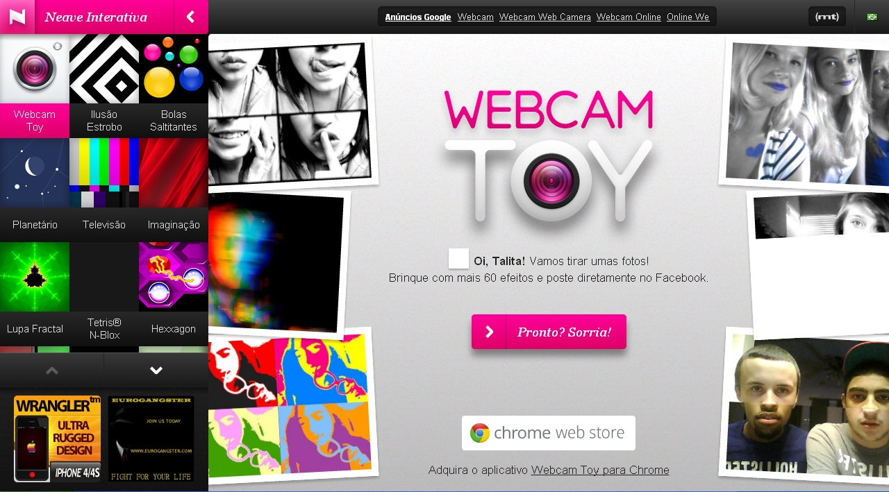 Conheça O Webcam Toy A Felicidade Se Fabrica