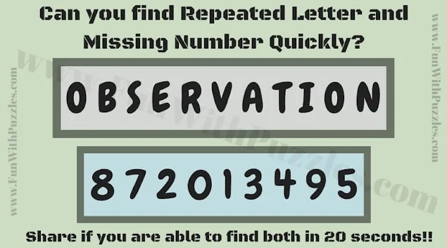 Quick Observation Visual Brain Teasers Questions-5
