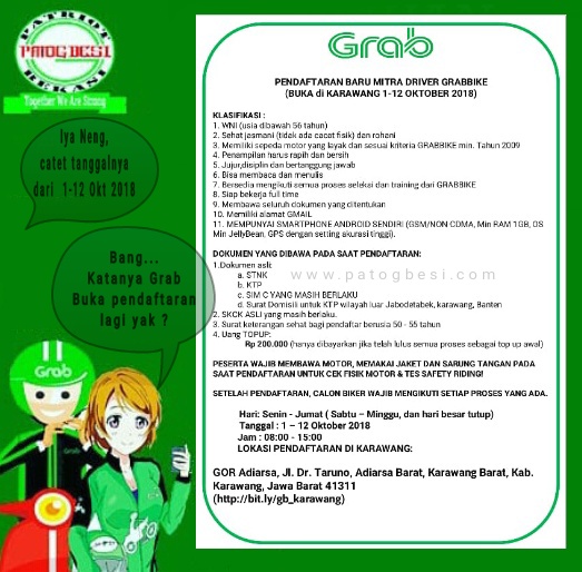 Pendaftaran Grab Tutup Info Dan Alamat Kantor Grab