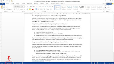 2 Cara Menghitung Jumlah Kata dalam Postingan Blog dengan Mudah 2 Cara Menghitung Jumlah Kata dalam Postingan Blog dengan Mudah