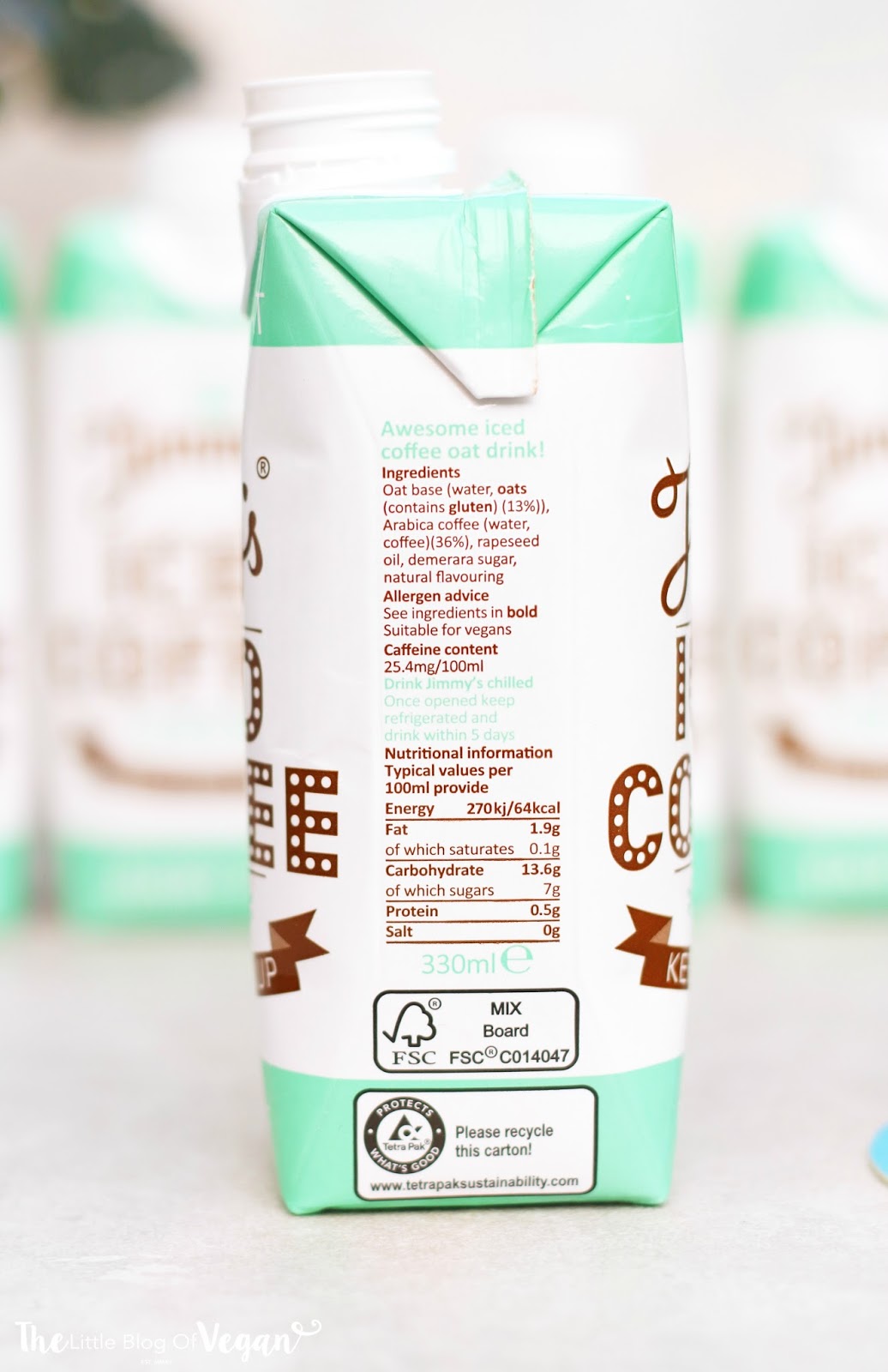 Jimmy's Iced Coffee New vegan drink The Little Blog Of Vegan