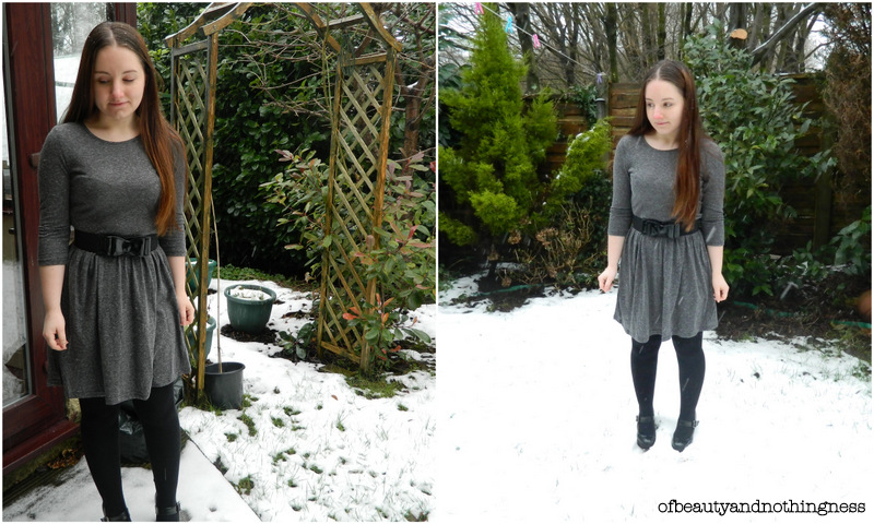 Snow Day & New Boohoo Dress!