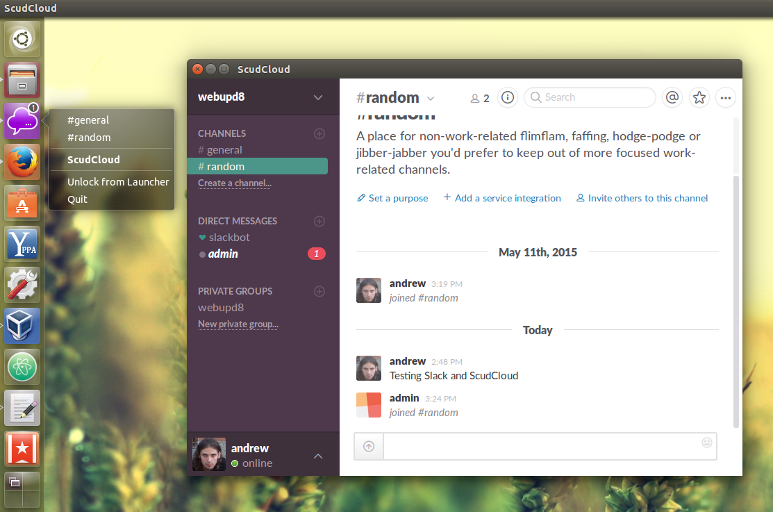 install slack snap install slack snap