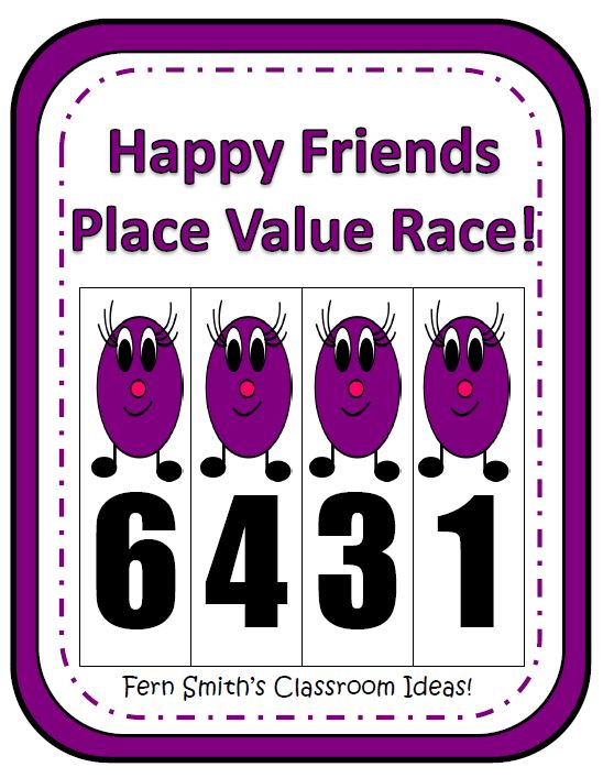 Fern Smith's Happy Friends Place Value Race Game!