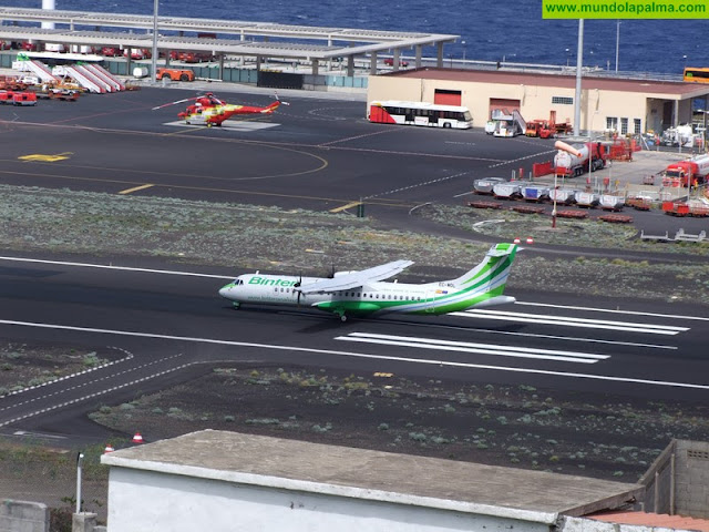 Binter oferta este verano enlaces directos entre el aeropuerto de La Palma y los de Lanzarote y Fuerteventura