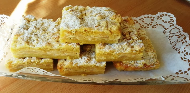 Sanna´s Hexenküche: Apfelrahmkuchen vom Blech Sanna´s Hexenküche: Apfelrahmkuchen vom Blech