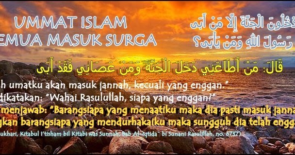 Apakah Orang Islam Akan Masuk Surga Semua