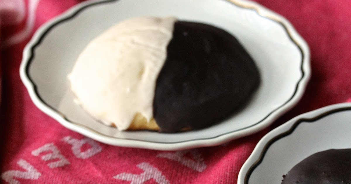 
Black and White Cookies 
-image
