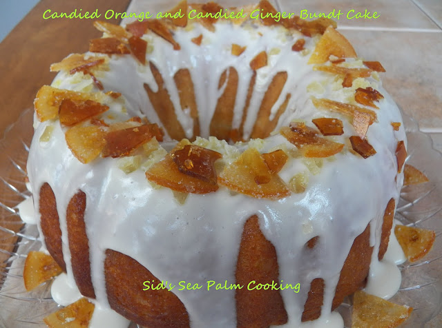 Candied Orange and Candied Ginger Bundt Cake