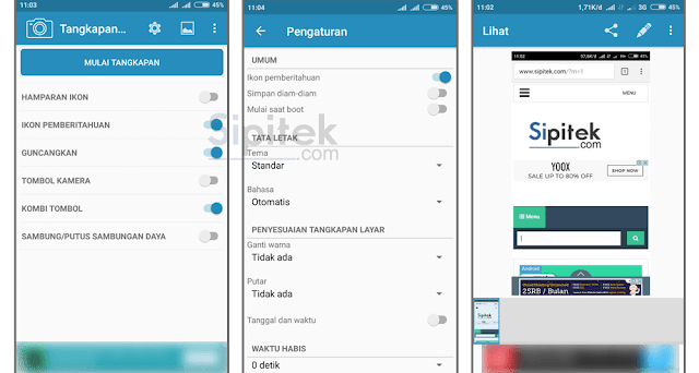 aplikasi screenshot android tanpa menekan tombol aplikasi screenshot android tanpa menekan tombol
