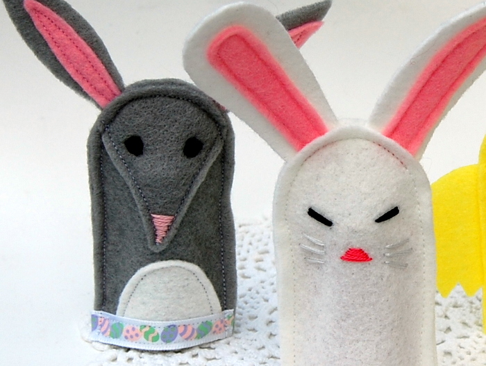 Wombat's Picnic My Creative Space Easter Finger Puppets with an