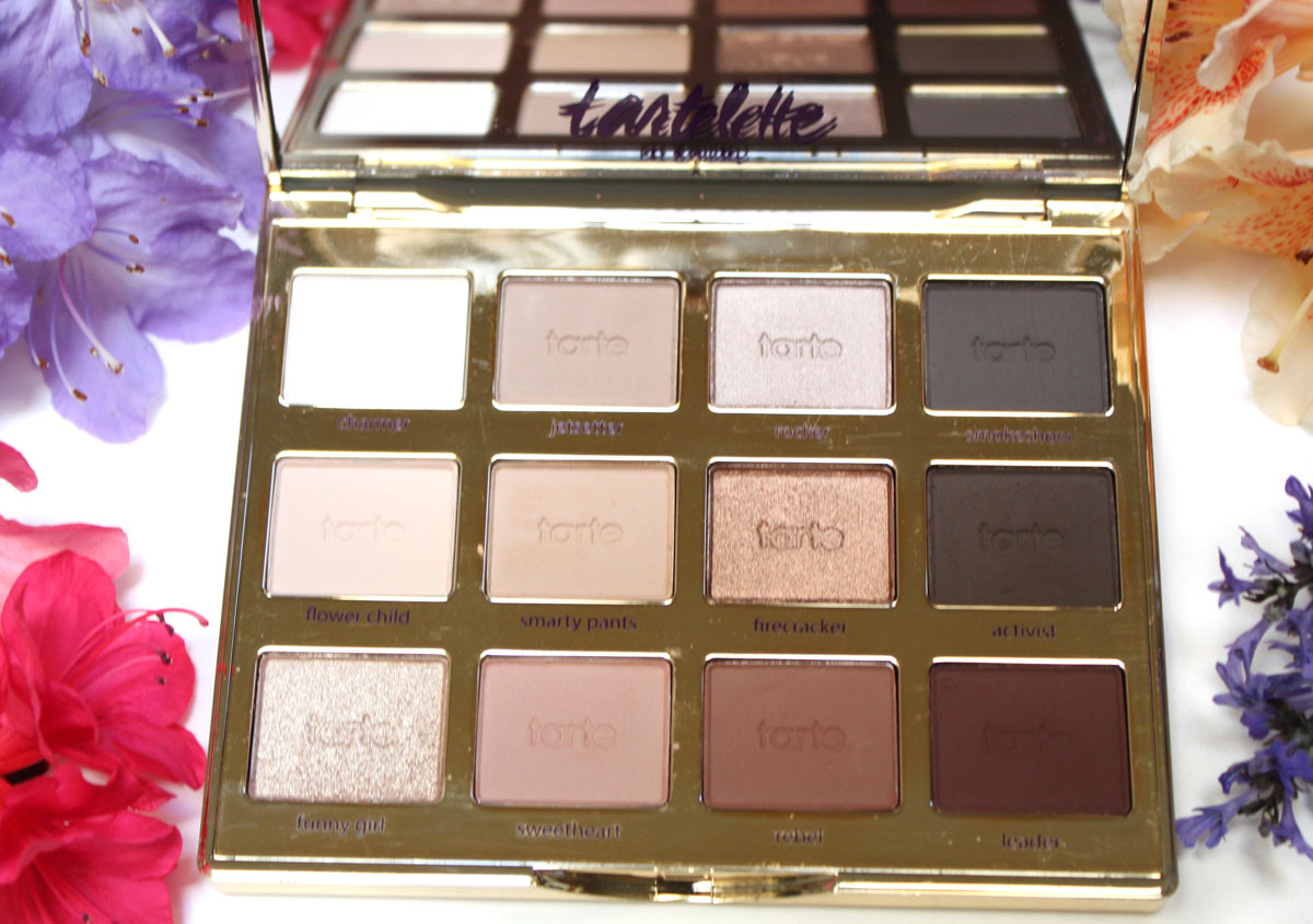 Tarte Tartelette In Bloom Palette Review & Swatches.