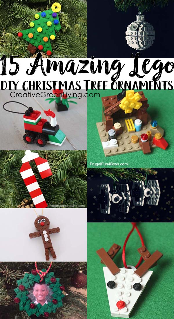 How to make awesome lego ornaments