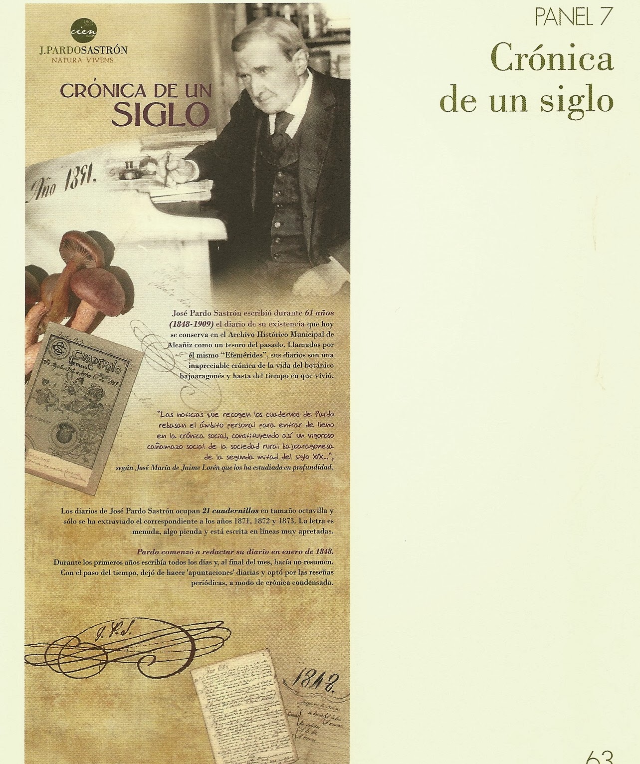 MISCELÁNEA TUROLENSE Enero2014/Miscelánea. JOSÉ PARDO SASTRÓN