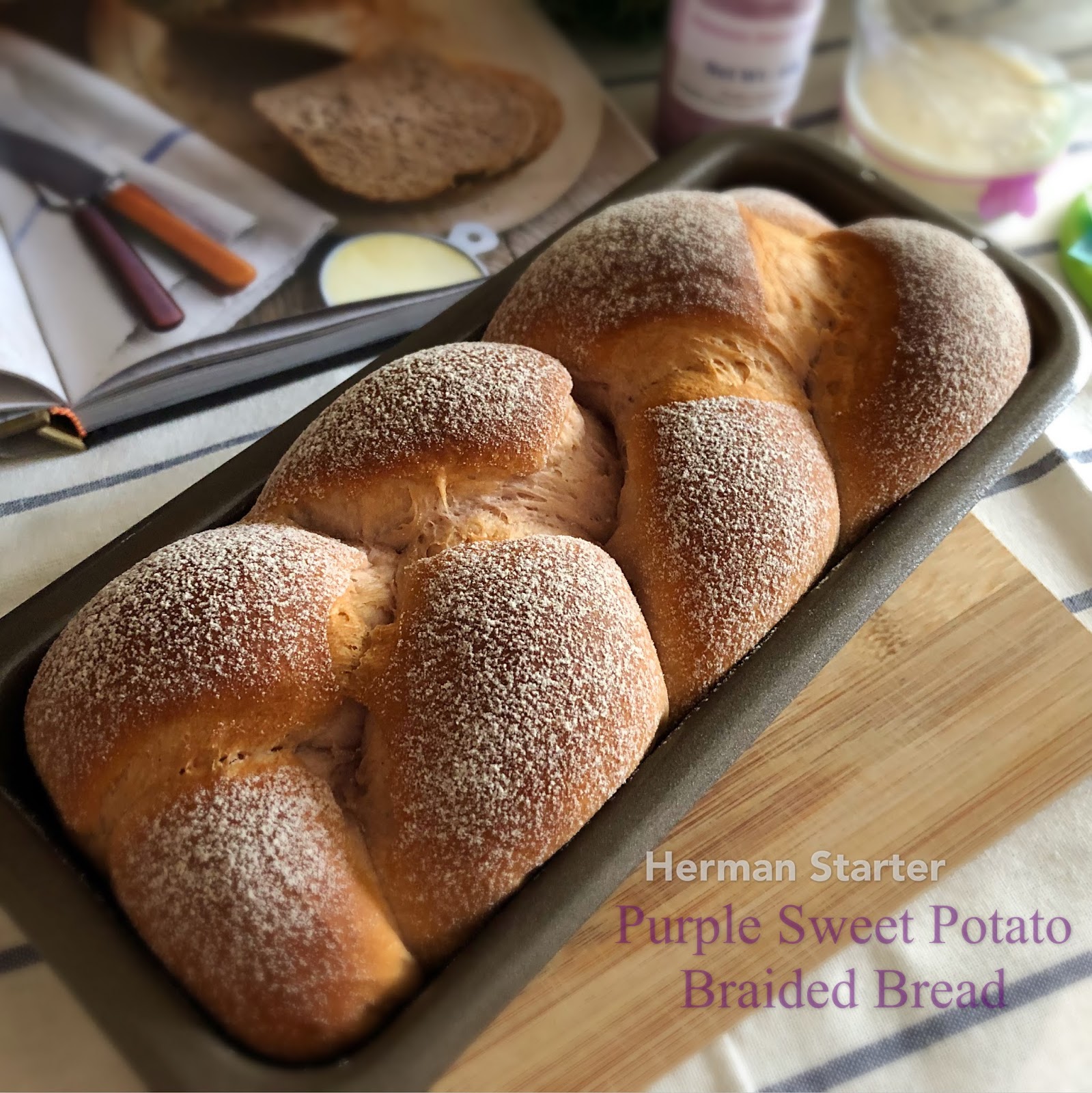 My Mind Patch Herman Purple Sweet Potato Bread