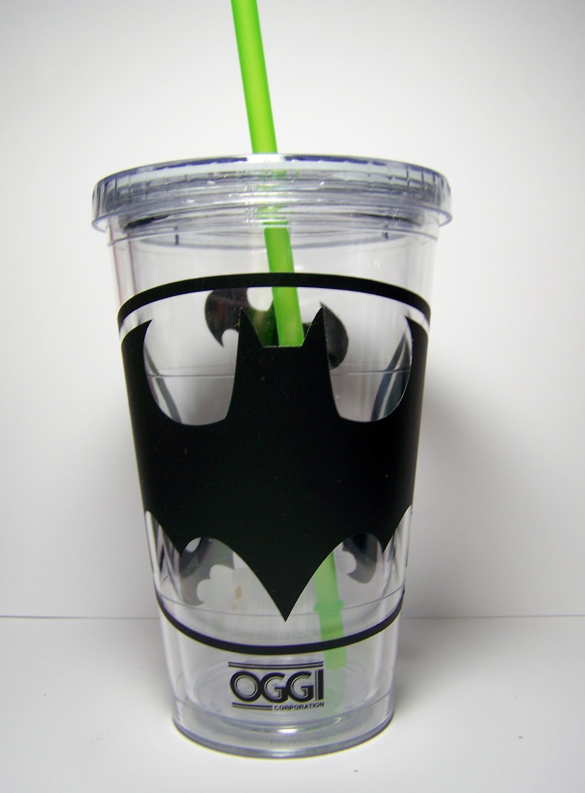 Personalized Acrylic Cups with Vinyl Decor Busy with the Cricky