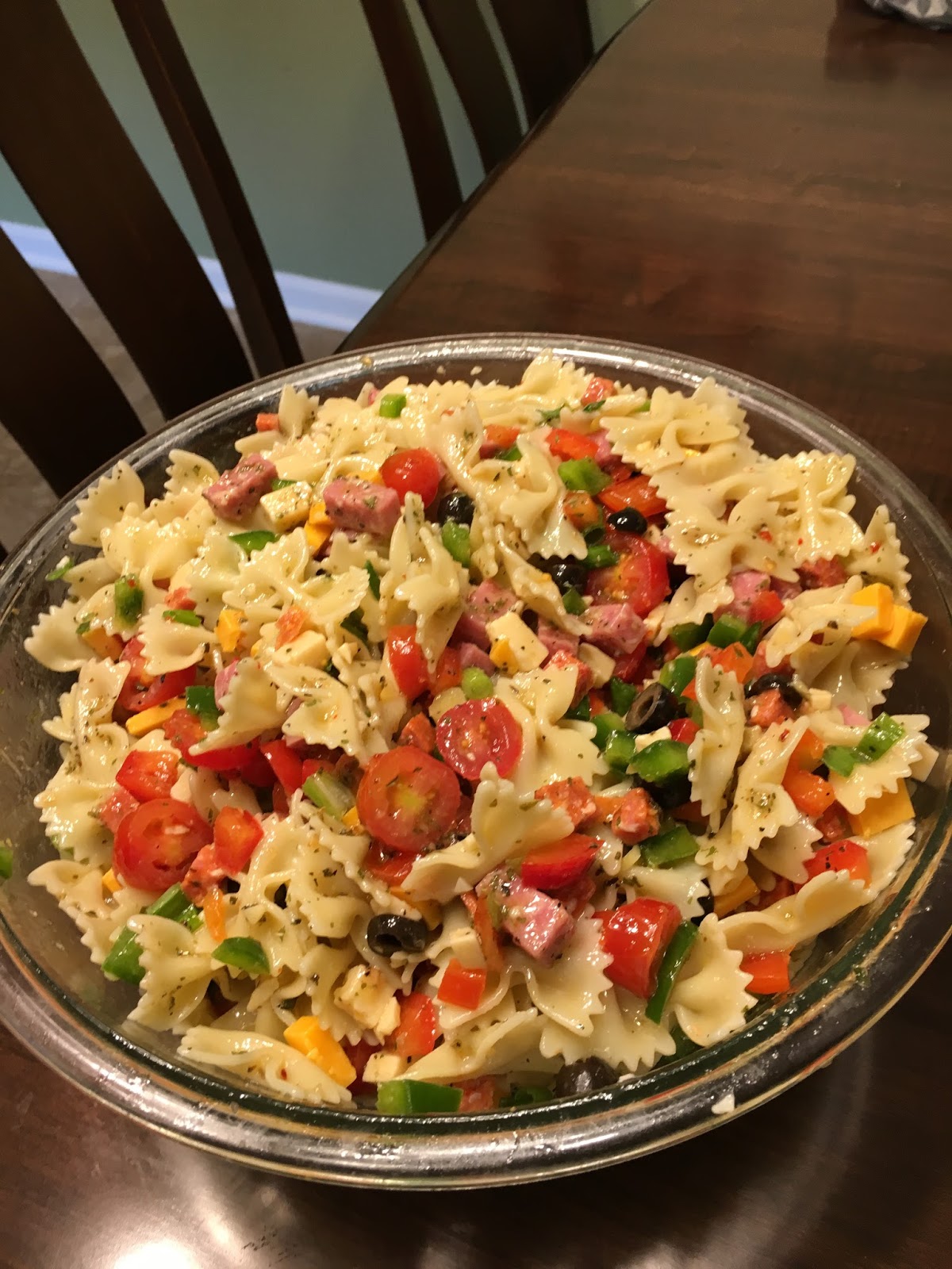 BJ Brinker's Home Cooking: Antipasto Pasta Salad
