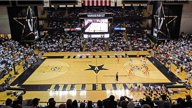 Vanderbilt Memorial Gym Interactive Seating Chart