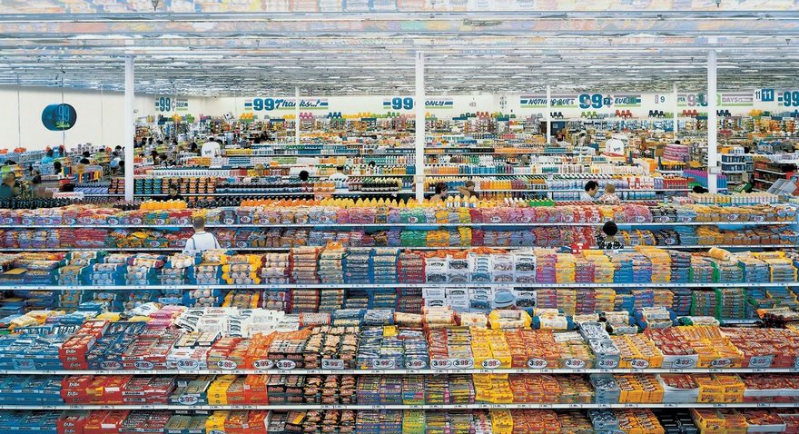 Top 100 Of The Most Influential Photos Of All Time - 99 Cent, Andreas Gursky, 1999