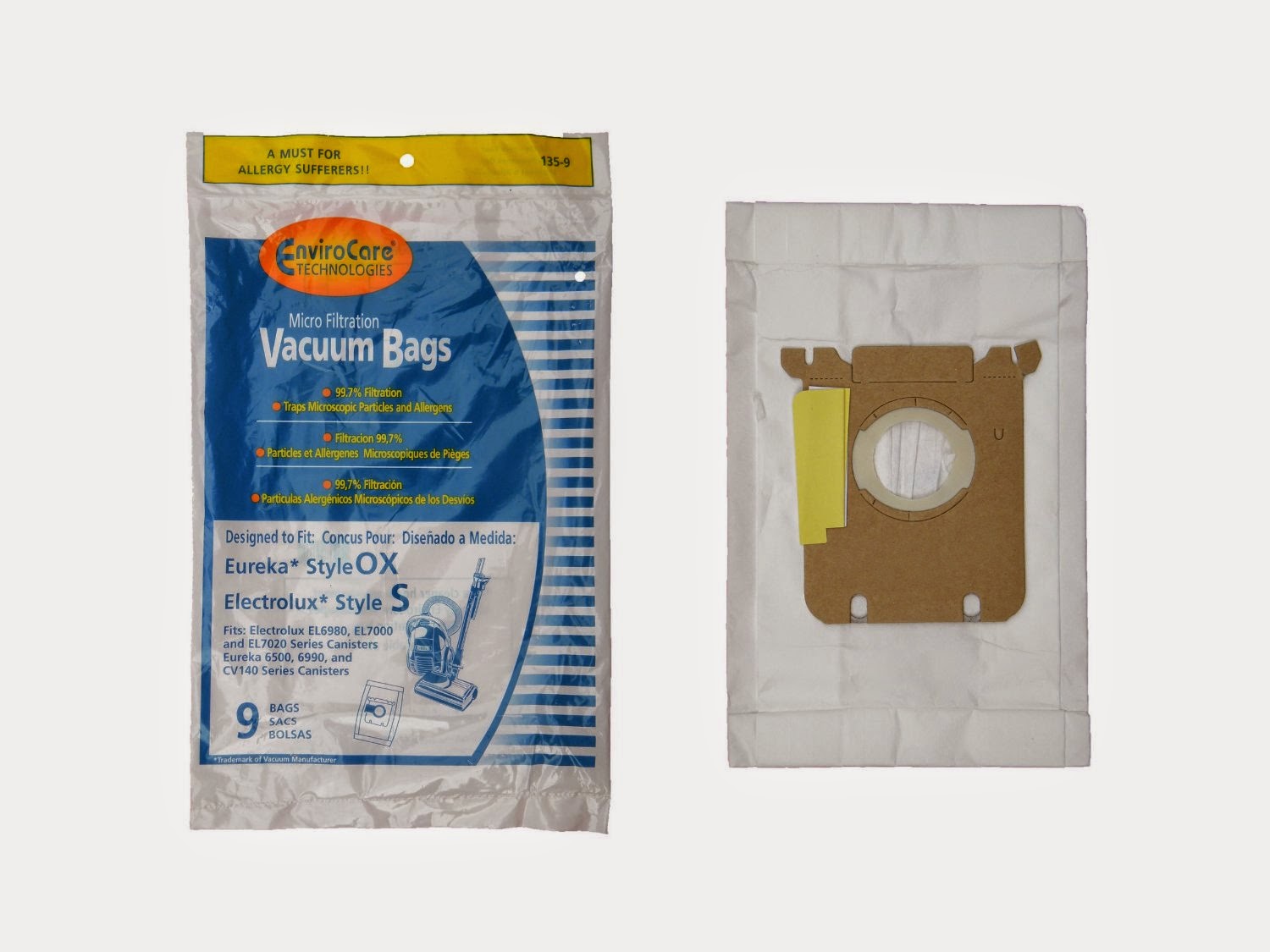 electrolux vacuum bags