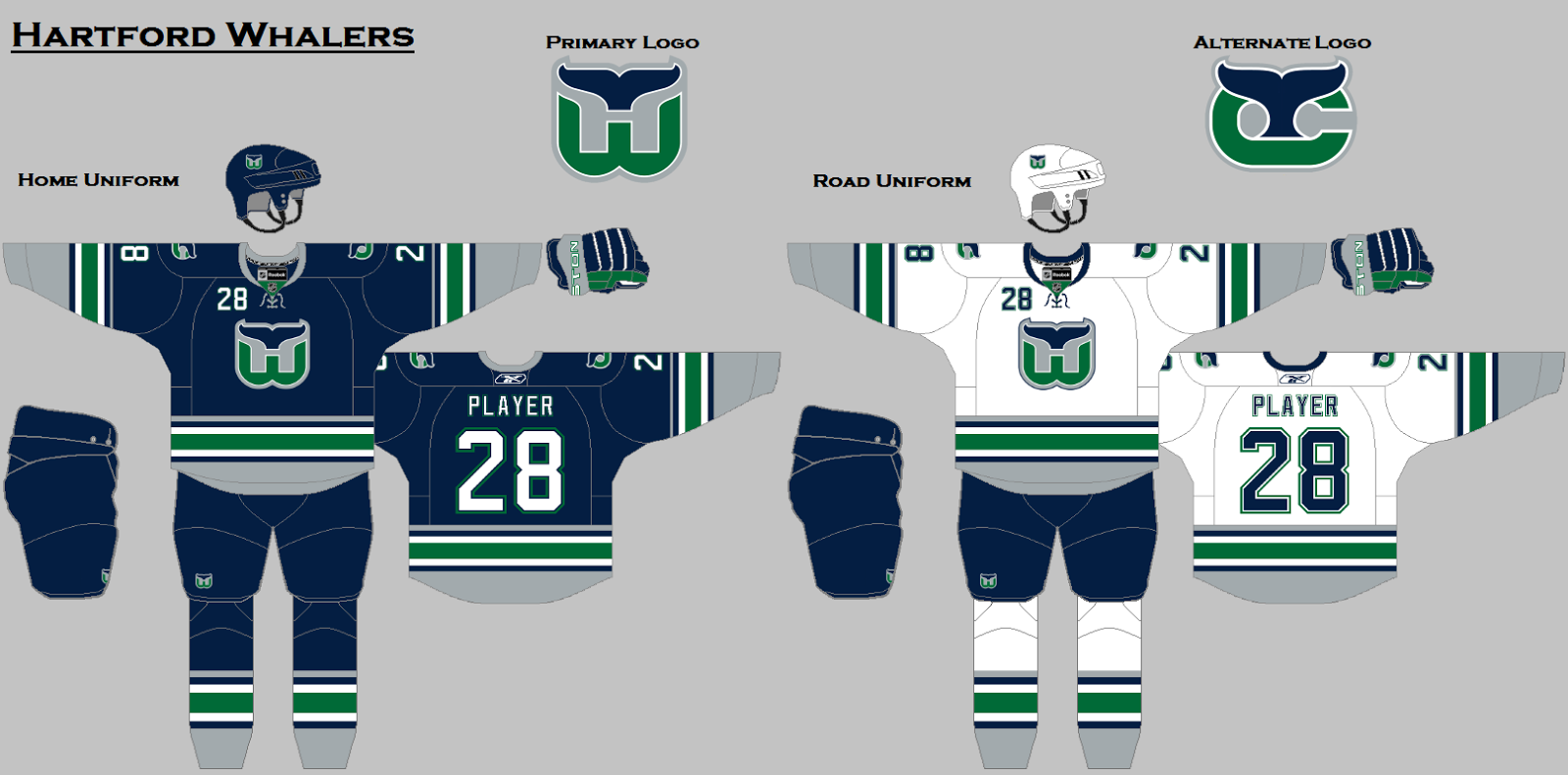 hartford whalers concept jersey