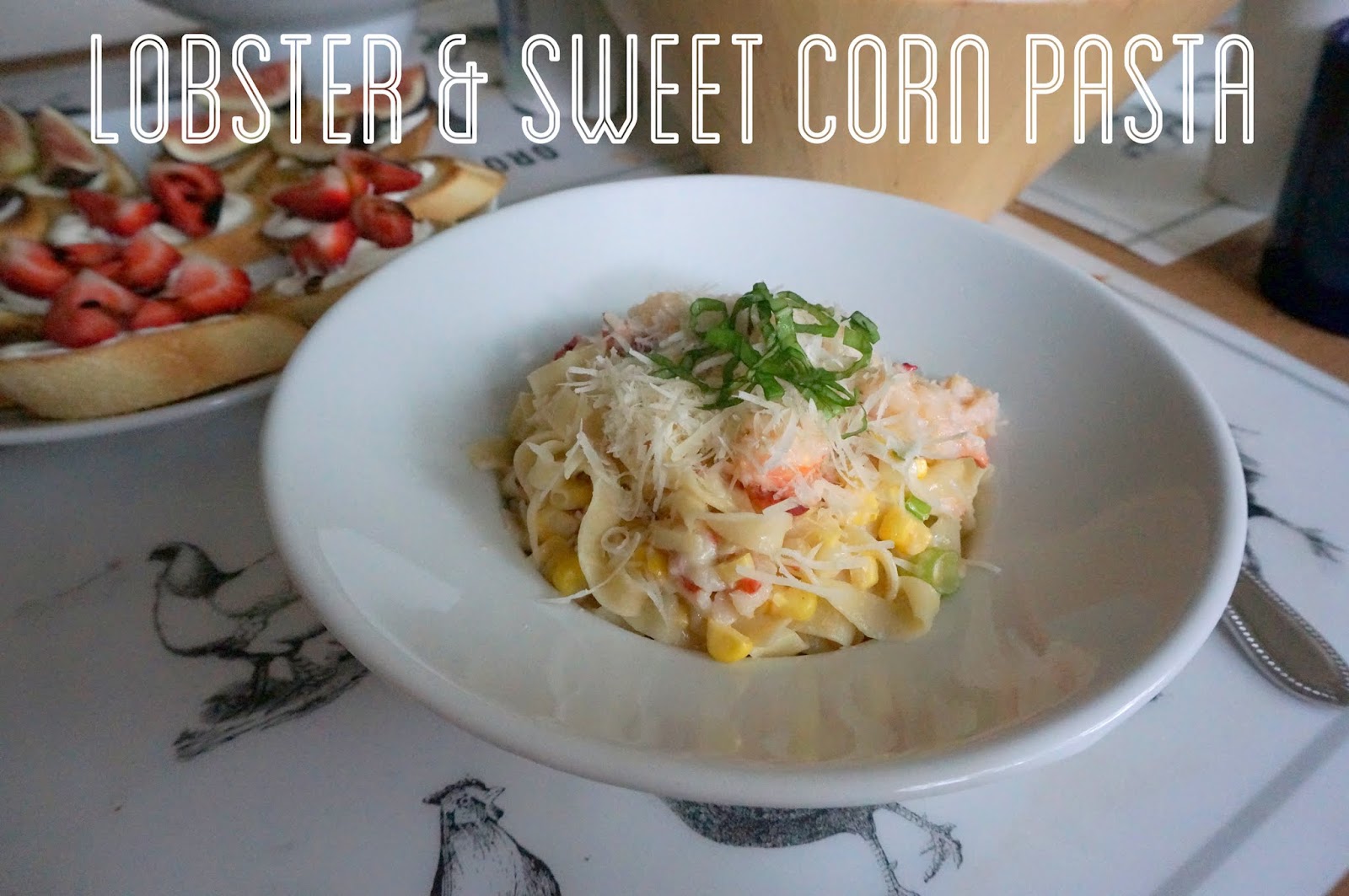 Lobster & Sweet Corn Pasta