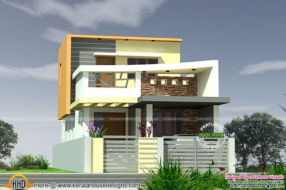 Modern Tamilnadu house Modern Tamilnadu house