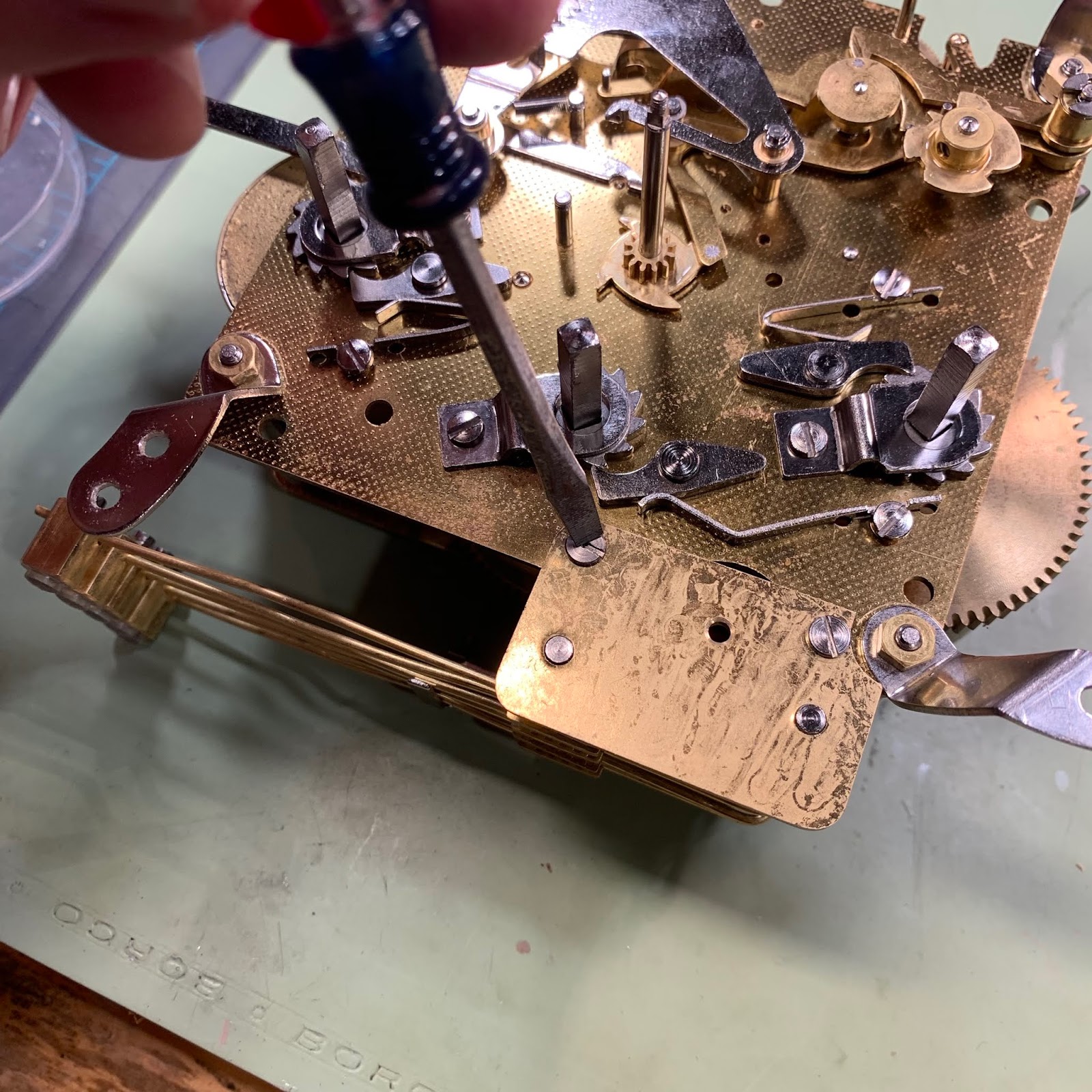 Vintage Hamilton Watch Restoration 1977 Hamilton Mantel Clock