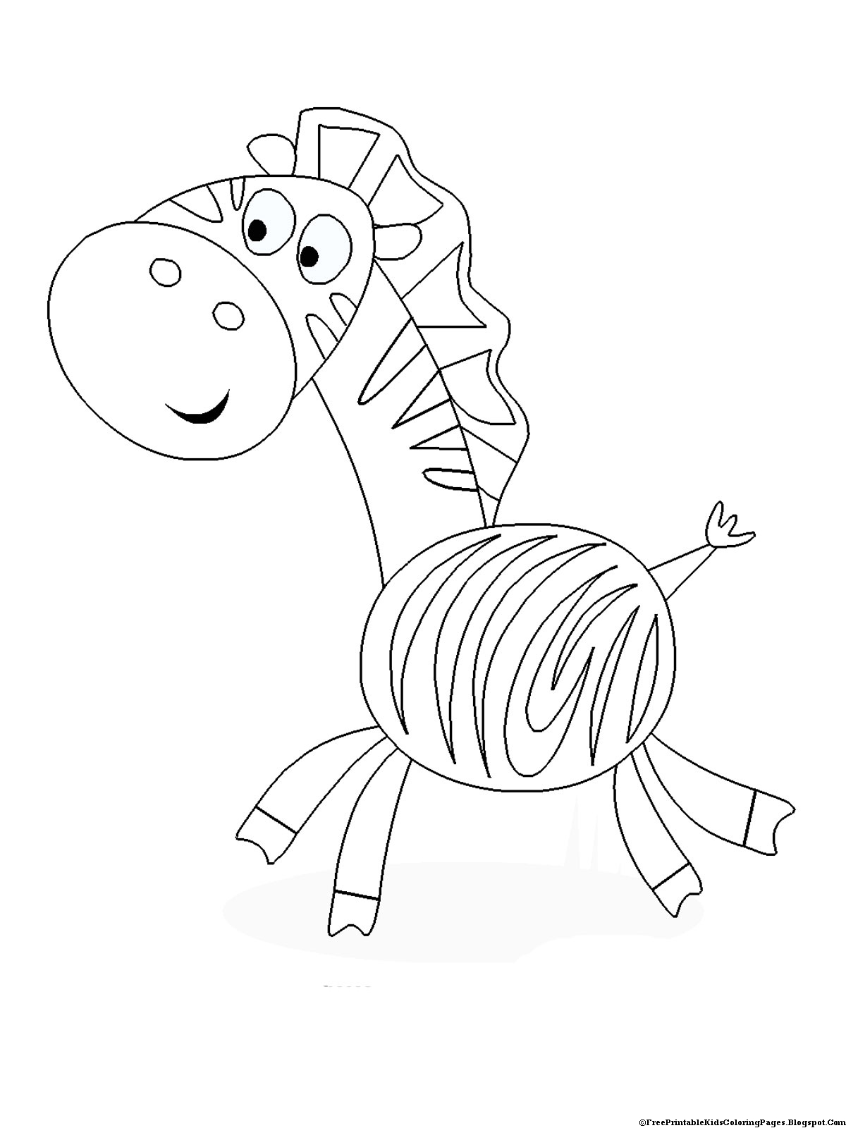 Zebra Coloring Pages Free Printable Kids Coloring Pages