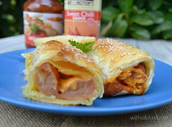 Puff-Pastry Baked Hotdogs 