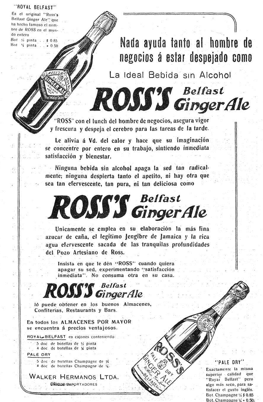 EL BARMAN CLÁSICO ARGENTINO GINGER ALE ROSS'S