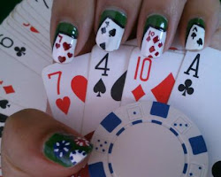 poker card nail design 6
