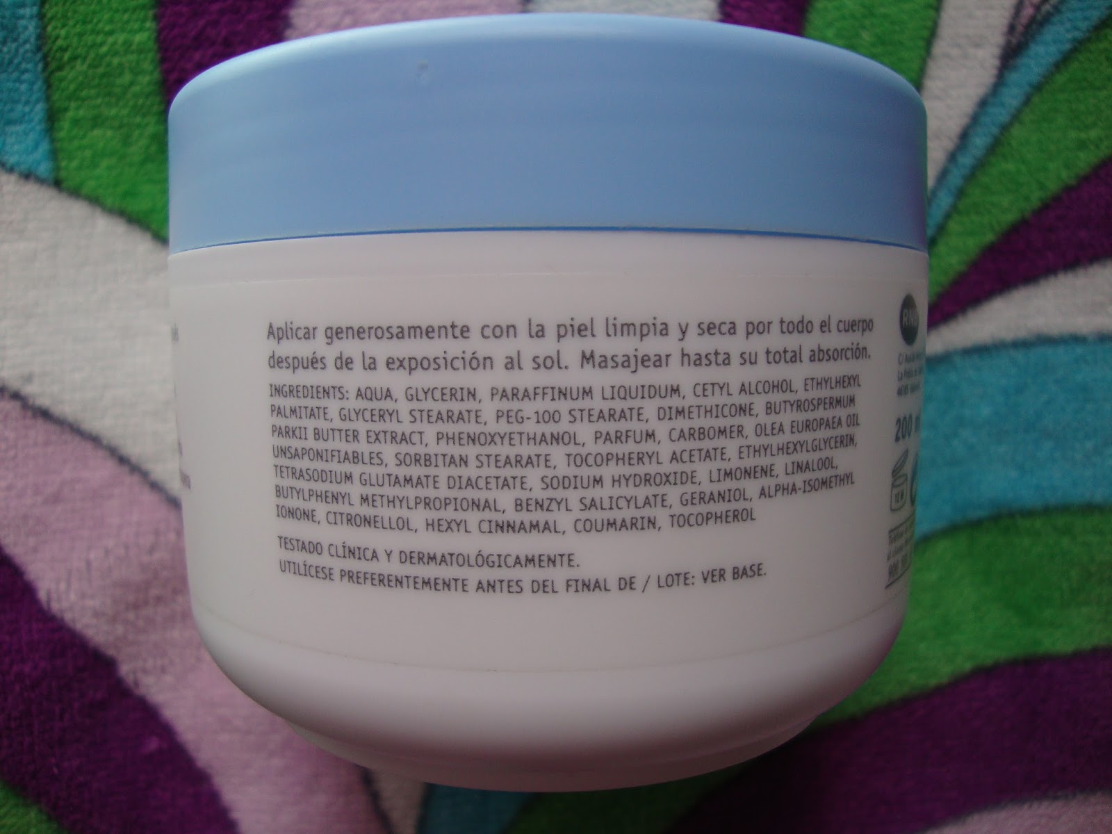 El Hada Azul DELIPLUS AFTER SUN HIDRATANTE CON ACEITE DE OLIVA.