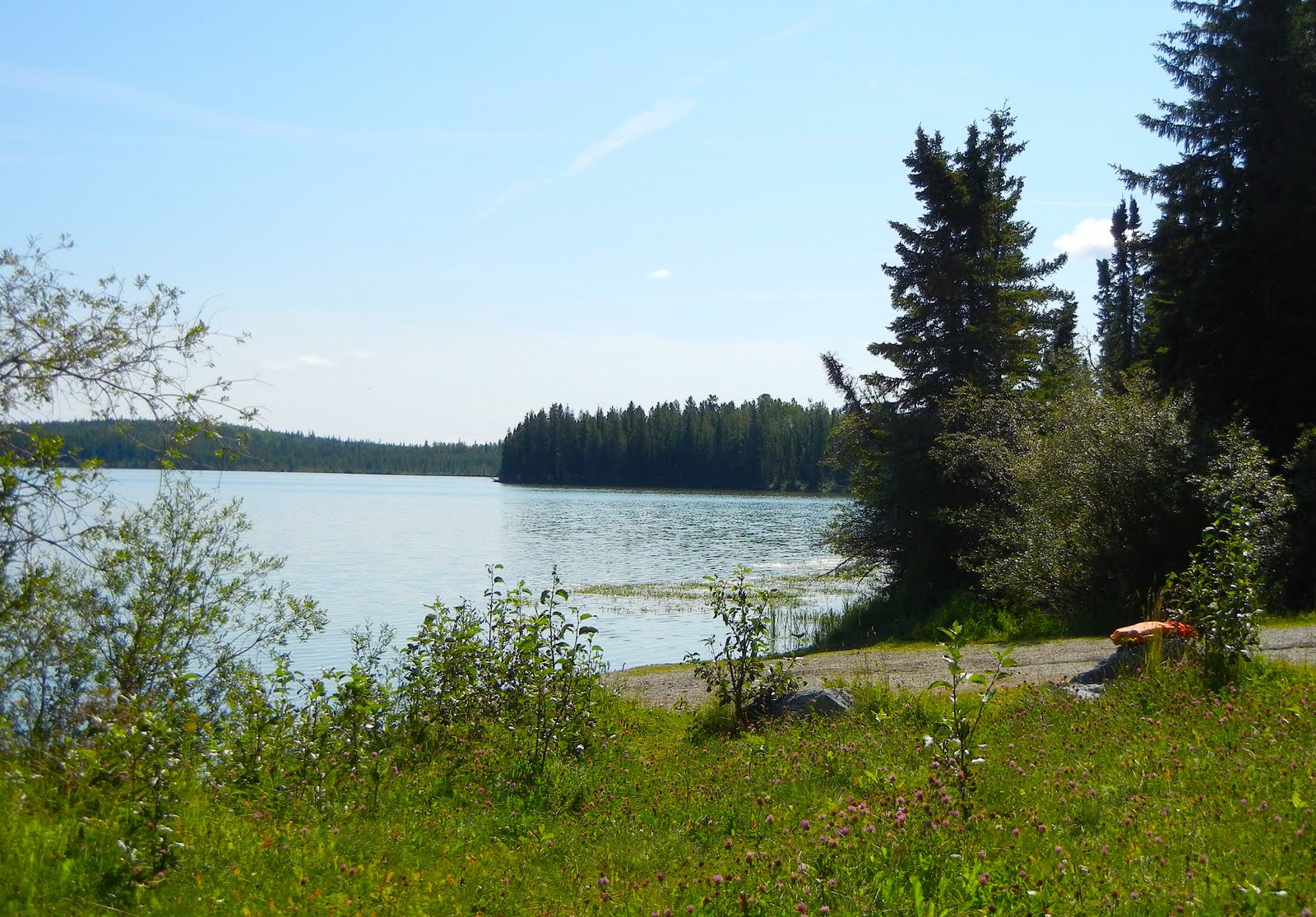 Canoeing Around Edmonton, Alberta, Canada Obed Lake