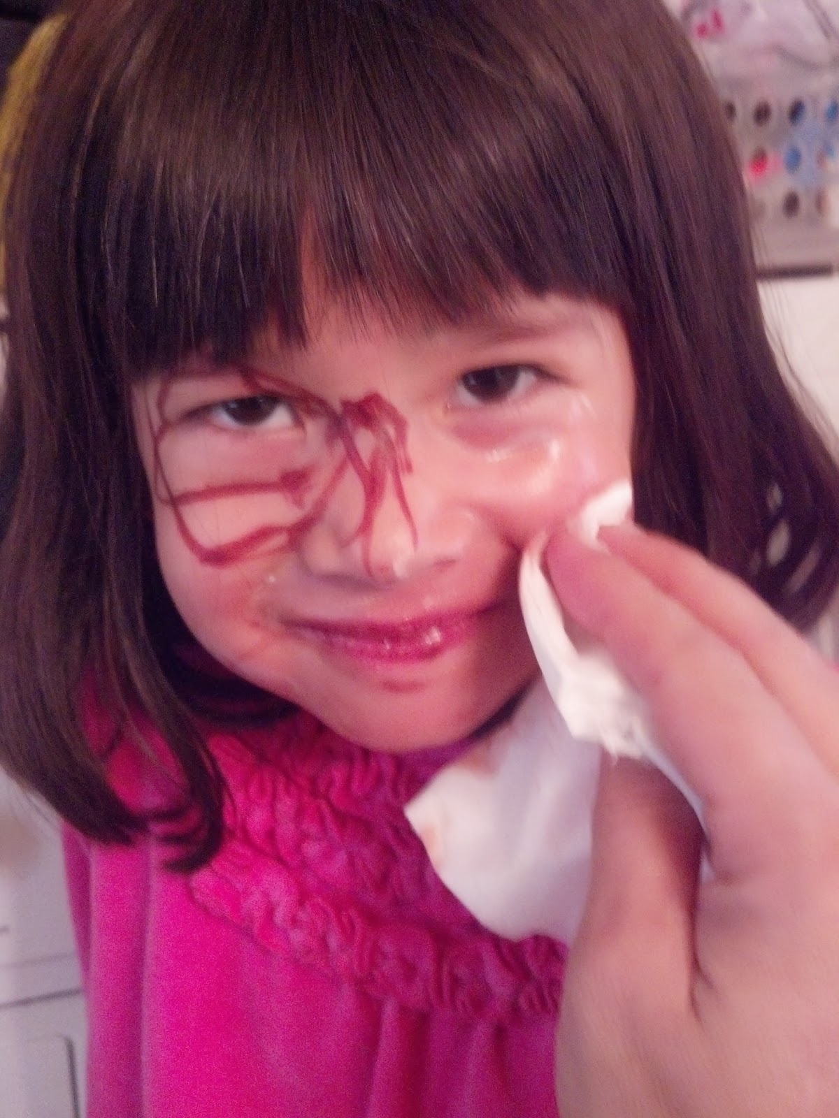 The Dubious Domestic How to Remove Sharpie from Your Kid's Skin