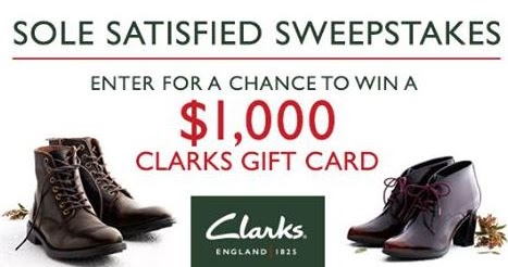 clarks shoes gift vouchers