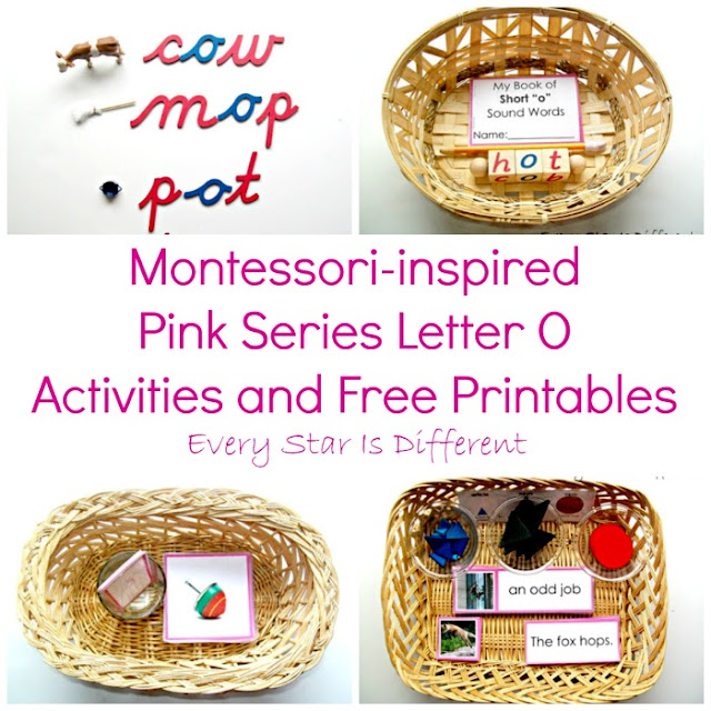Montessori Pink Series Letter O Activities and Free Printables