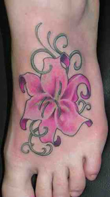 free design foot tattoo